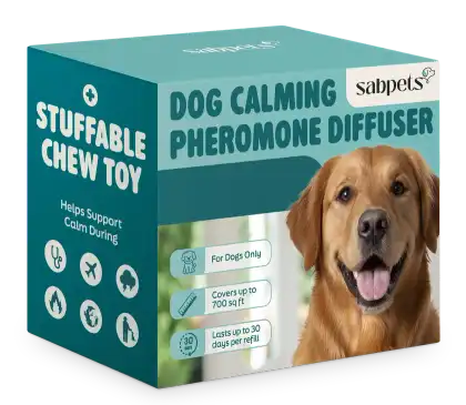 SabPets calming diffuser kit packaging