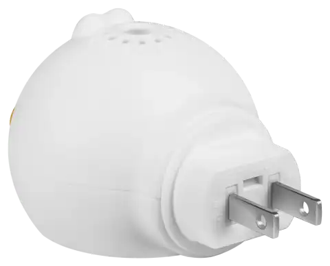 SabPets calming diffuser plugged into a wall outlet